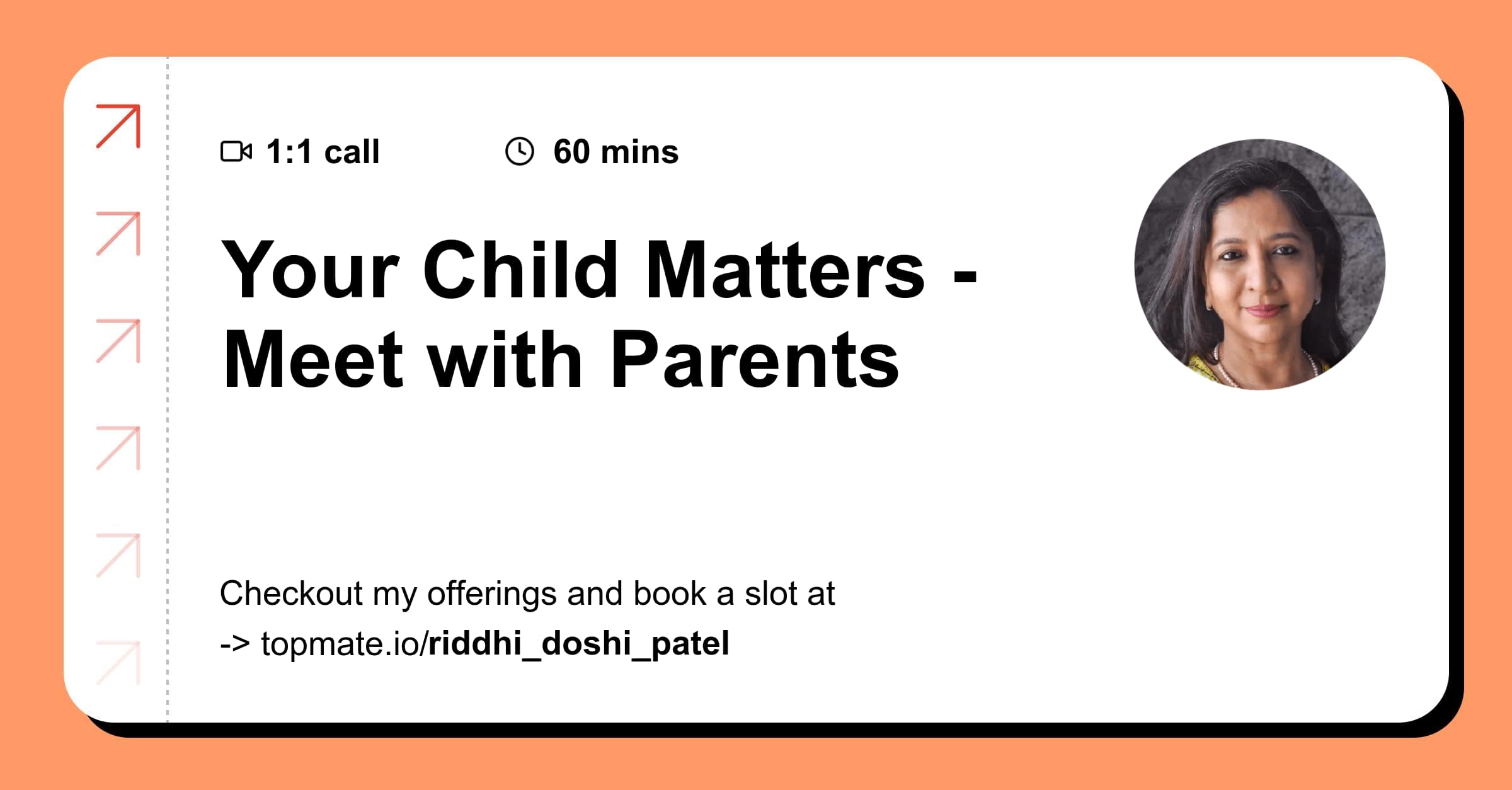 Your Child Matters Meet with Parents with Riddhi Doshi Patel